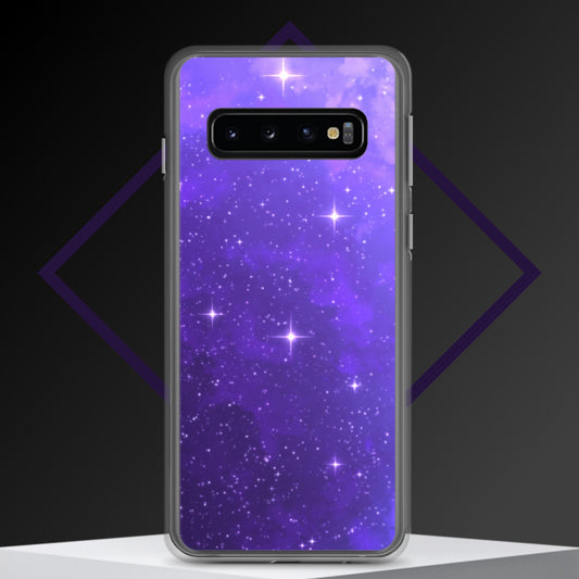 Purple Nebula Clear Case for Samsung®