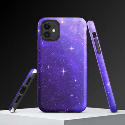 Purple Nebula Tough Case for iPhone®