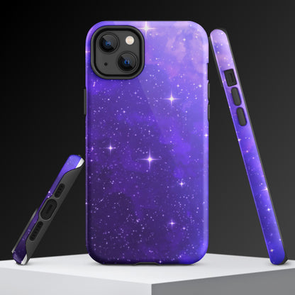 Purple Nebula Tough Case for iPhone®