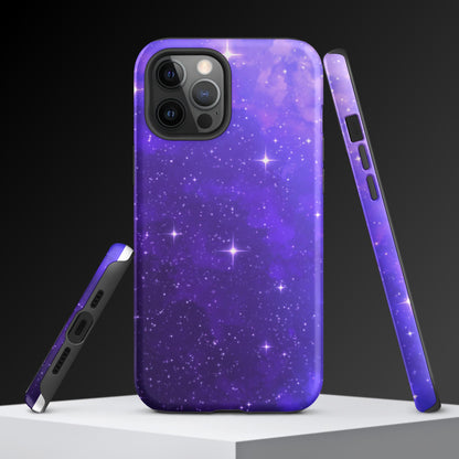 Purple Nebula Tough Case for iPhone®