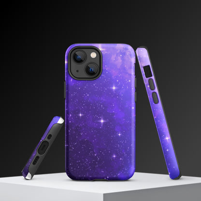 Purple Nebula Tough Case for iPhone®