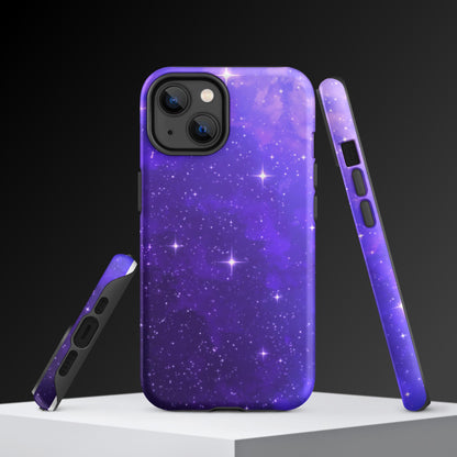 Purple Nebula Tough Case for iPhone®