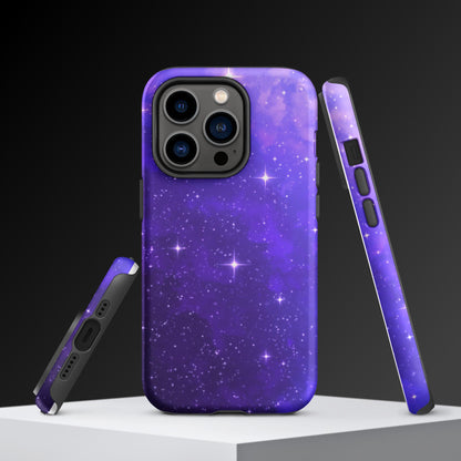 Purple Nebula Tough Case for iPhone®