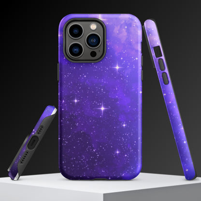 Purple Nebula Tough Case for iPhone®