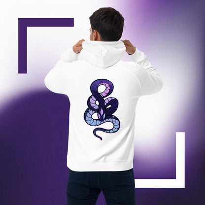 Star Serpent Unisex eco raglan hoodie