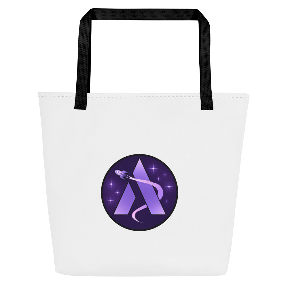 Reaching from Space all-Over Print Large Tote Bag