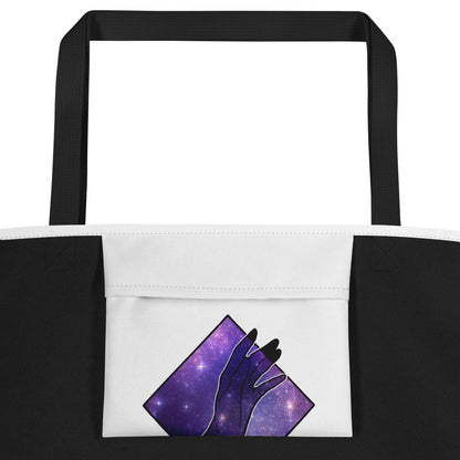 Reaching from Space all-Over Print Large Tote Bag